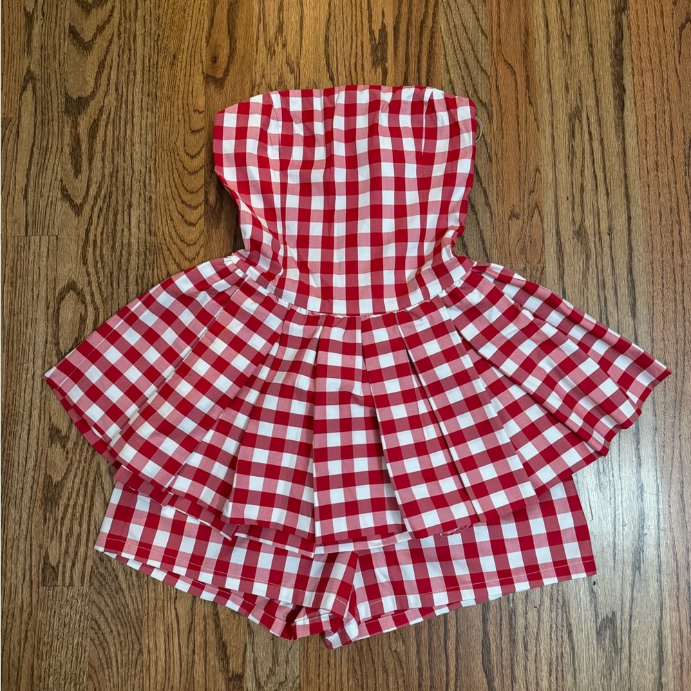 Red and White Gingham Set 🌹🐚 Size XS/S